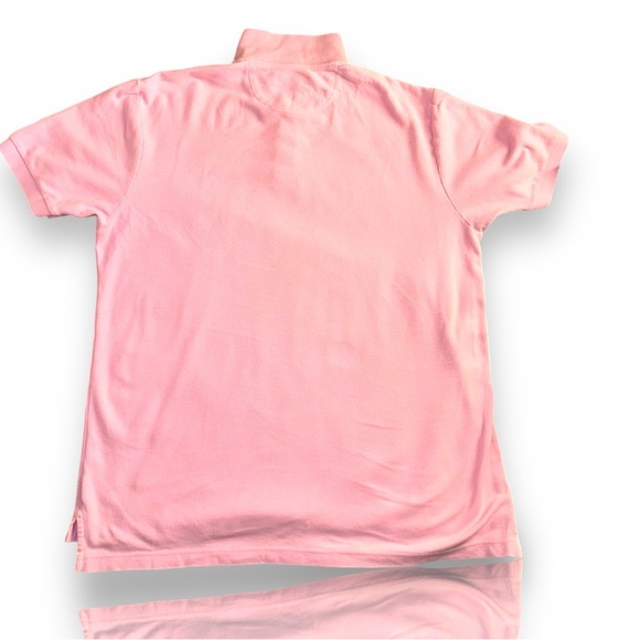 Chaps Light Pink Polo Short Sleeve Button Up Mens Shirt Large - Picture 14 of 15
